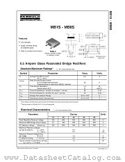 MB5S datasheet pdf Fairchild Semiconductor