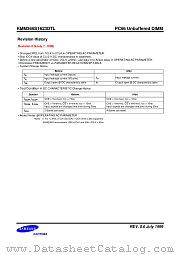 KMM366S1623DTL-GO datasheet pdf Samsung Electronic