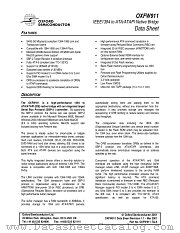 OXFW911 datasheet pdf Oxford Semiconductor