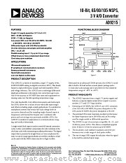 AD9215BCPZ-65 datasheet pdf Analog Devices