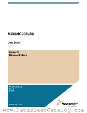 MC68HC908LB8CPE datasheet pdf Motorola