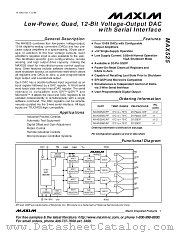 MAX525ACPP datasheet pdf MAXIM - Dallas Semiconductor