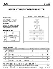 D10-28 datasheet pdf Advanced Semiconductor