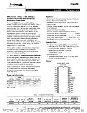 ICL3244CB datasheet pdf Intersil