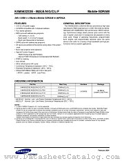 K4M563233E-C datasheet pdf Samsung Electronic