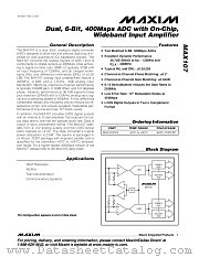 MAX107ECS datasheet pdf MAXIM - Dallas Semiconductor