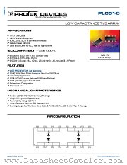 PCL01-6 datasheet pdf Protek Devices