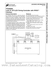 FPD48084 datasheet pdf National Semiconductor