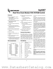 BQ4287MT datasheet pdf Texas Instruments