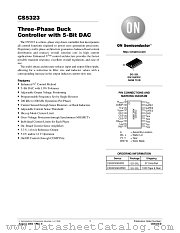 CS5323GDWR20 datasheet pdf ON Semiconductor