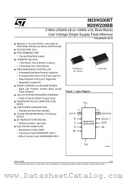 M29W200BT70M6T datasheet pdf ST Microelectronics