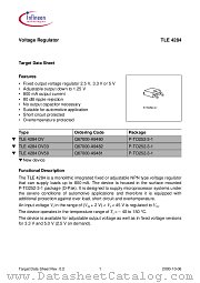 TLE4284DV datasheet pdf Infineon