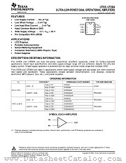 LP358DE4 datasheet pdf Texas Instruments