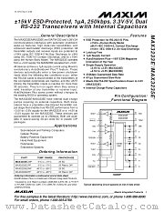 MAX3235ECPP datasheet pdf MAXIM - Dallas Semiconductor