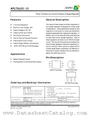 APL78L05-KC-TUL datasheet pdf ANPEC Electronics Corporation