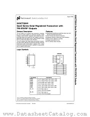 54ACTQ544L datasheet pdf National Semiconductor