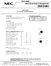 2SK3484 datasheet pdf NEC