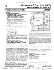 ADUC834BS datasheet pdf Analog Devices
