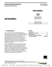 MC9328MXL/D datasheet pdf Freescale (Motorola)