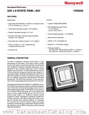 HX6356XVFC datasheet pdf Honeywell Sensing