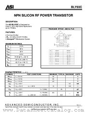 BLY93C datasheet pdf Advanced Semiconductor