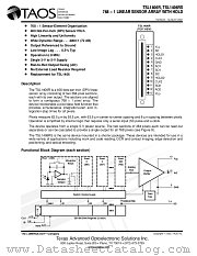 TSL1406R datasheet pdf TAOS