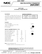 2SK3991 datasheet pdf NEC