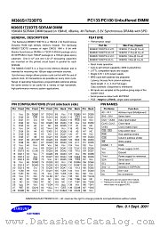 M366S1723DTS-L7A datasheet pdf Samsung Electronic