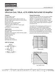 KM7101IT5 datasheet pdf Fairchild Semiconductor