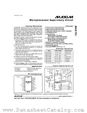 MAX791C/D datasheet pdf MAXIM - Dallas Semiconductor