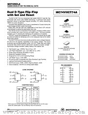 MC74VHCT74AM datasheet pdf ON Semiconductor