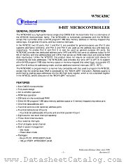 W78C438CP-40 datasheet pdf Winbond Electronics
