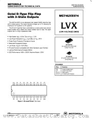 MC74LVX574DW datasheet pdf ON Semiconductor