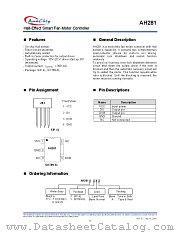 AH281A-PL datasheet pdf Anachip