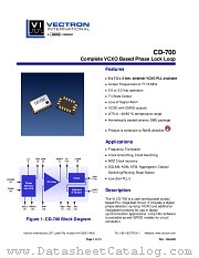 CD-700-LAC-GKB-XX.XXX datasheet pdf Vectron