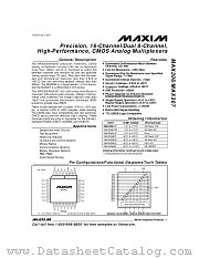MAX307EQI datasheet pdf MAXIM - Dallas Semiconductor