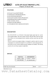 LTS-2301AWC datasheet pdf Lite-On Technology Corporation