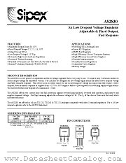 AS2830YT-X datasheet pdf Sipex Corporation