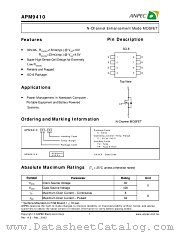APM9410KC-TR datasheet pdf ANPEC Electronics Corporation