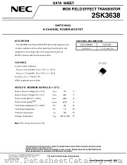 2SK3638 datasheet pdf NEC