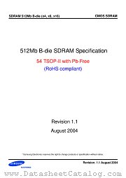 K4S510432B-UC datasheet pdf Samsung Electronic