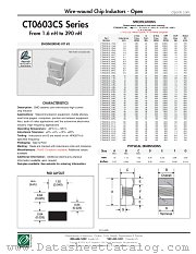 CT0603CS_-R33_ datasheet pdf Central Semiconductor