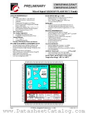 C8051F005 datasheet pdf CYGNAL Integrated Products Inc