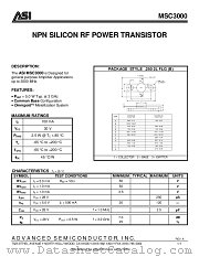MSC3000 datasheet pdf Advanced Semiconductor