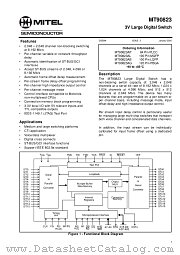 MT90823AL datasheet pdf Mitel Semiconductor