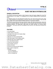 W78L32-24 datasheet pdf Winbond Electronics