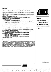TS68332MR1B/C20 datasheet pdf Atmel