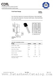 CSA970 datasheet pdf Continental Device India Limited