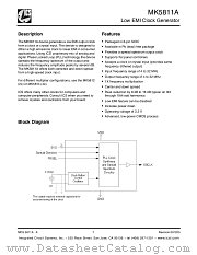 MK5811 datasheet pdf Integrated Circuit Systems