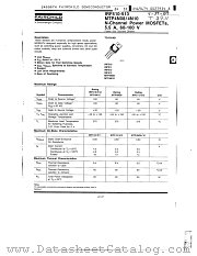 MTP4N08 datasheet pdf Fairchild Semiconductor